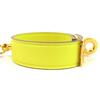 Pristine HERMES Kelly Leather Glove Holder yellow leather Women Used