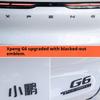 AAXR1 For Xpeng G6 2025 Blackened Car Logo Exterior Black Warrior Badge Xiaopeng G6 2025 Modification Accessories
