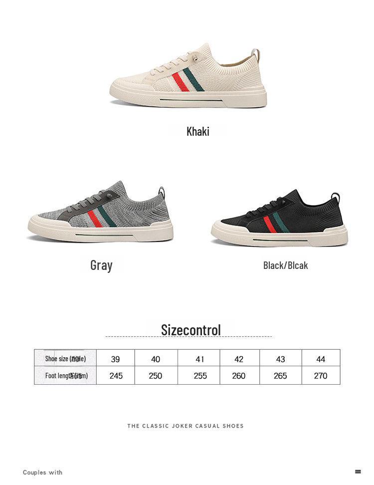 Men's Summer Breathable Canvas Trendy Mesh Sports Casual Shoes