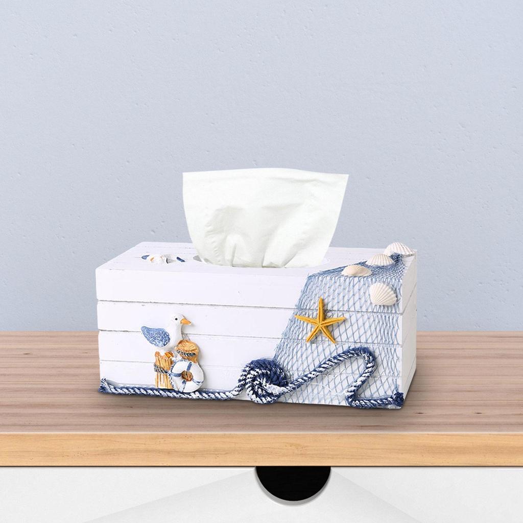 Tissue Paper Box Cover Decorative Tissue Holder Dispenser Toliet Vanity Home