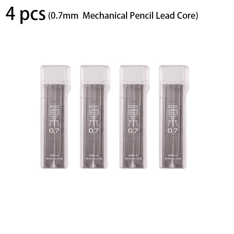 

Deli 4pcs 0.5mm/0.7mm Mechanical Pencils Lead Core Drawing Sketch Tools Propelling Pencils Stationery School&Office Supplies