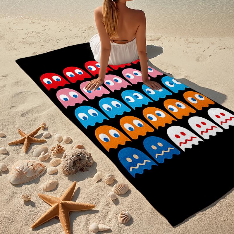 Pixel Game Fashion Beach Towel: Ideal for Summer Adventures Soft, absorbent and quick drying suitable for swimming and bathing