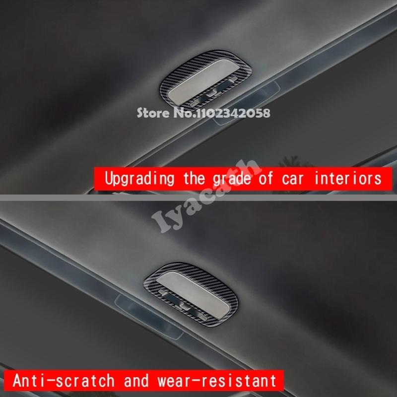 For Subaru Forester 2025 2026 Interior ABS Front Rear Car Roof Reading Light Lamp Switch Lampshade Panel Cover Accessories