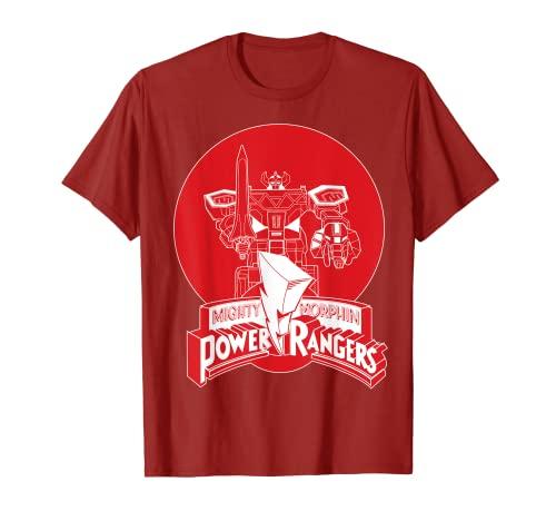 Футболка с логотипом Power Rangers и кругом Мегазорда