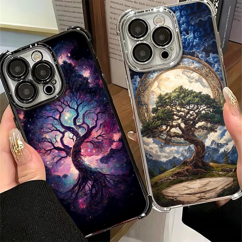 Tree of Life Space Soft Phone Case For Xiaomi Poco X7 X8 Pro Max X6 X5 X3 F8 Ultra F7 M8 M7 M5S Redmi 15C 15A 15 14C 13C 12C 13