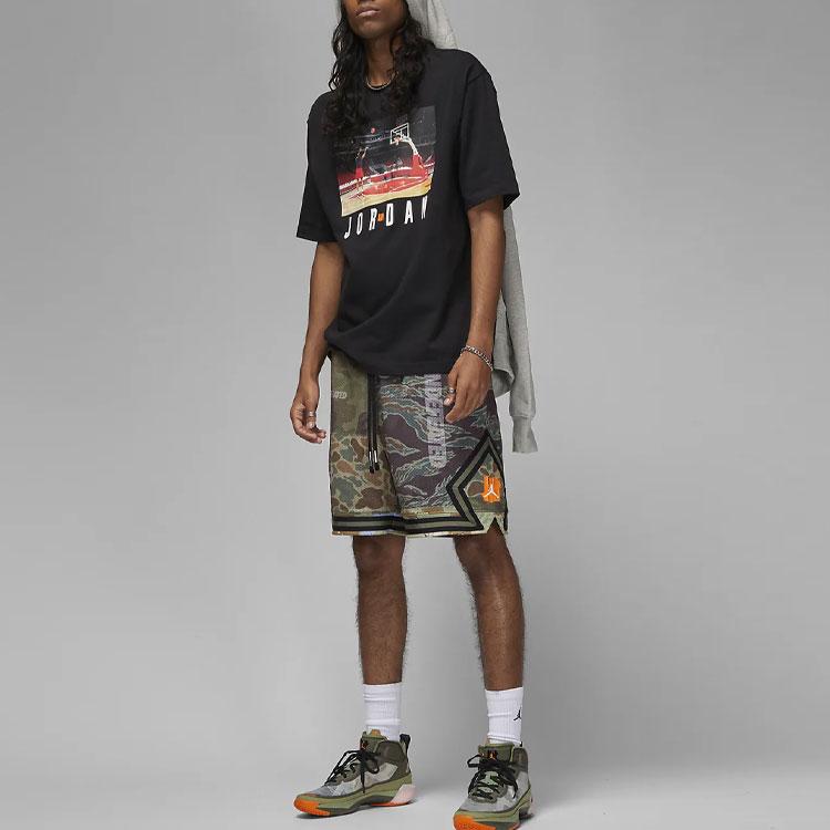Jordan Brand X Undefeated Undefeated X Air Jordan Capsule Collection Character Print Crew Neck T-Shirt Men Tops Black DX6030-010