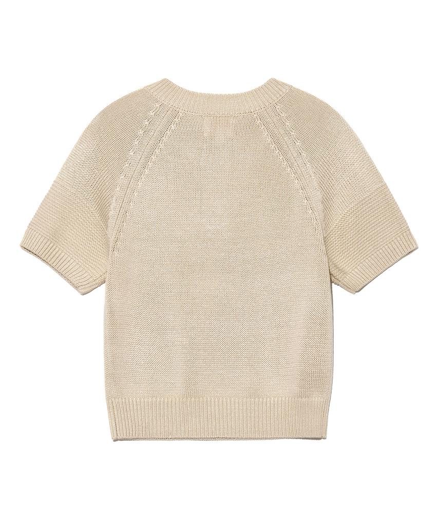 LEE Women'S Raglan Short Sleeve Knit Beige