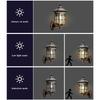 D2 Solar Flame Hanging Lantern Lights Outdoor IP65 3 Modes Solar Powered Lamp Wall Mounted Lights Fence Patio Porch Garden Decor