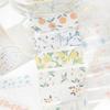 Journal GO 5x200cm INS Flower Sticker Tape for Collage Junk Journal Scrapbooking Decor Planner Card Album Handmade Masking Tape