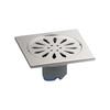 KOHLER K-33483T-BS Square Stainless Steel Floor Drain