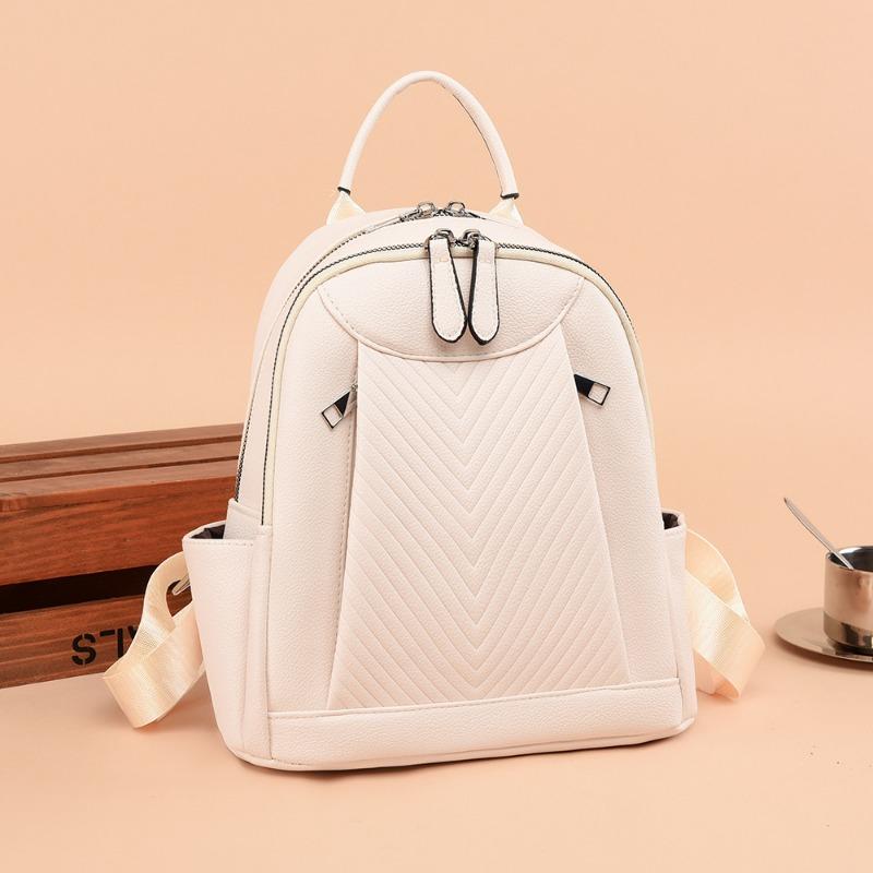 New Simple Temperament Backpack Women's Large Capacity Commuter Leisure Travel Backpack Tide Backpack Women