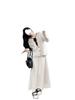 Korean Style Round Neck Knit Cardigan Set for Women - Autumn/Winter Collection, Loose Fit, Casual Style.