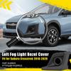 Left Fog Light Bezel Cover Compatible with Subaru Crosstrek 2018-, Left Driver Side Lamp Trim Cover with Fog Light Hole Replaces 57731FL092 SU1038121