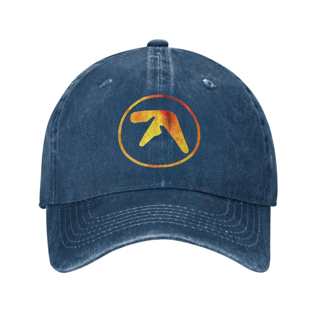 Aphex Twin Vintage Washed Denim Cap Casual Baseball Caps Adjustable Hat Summer Unisex Baseball Hats