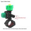 2PCS 20mm /25mm Clamp Spraying Nozzle Engineering Plastic Atomizing Mist Nozzle  Crop Spraying