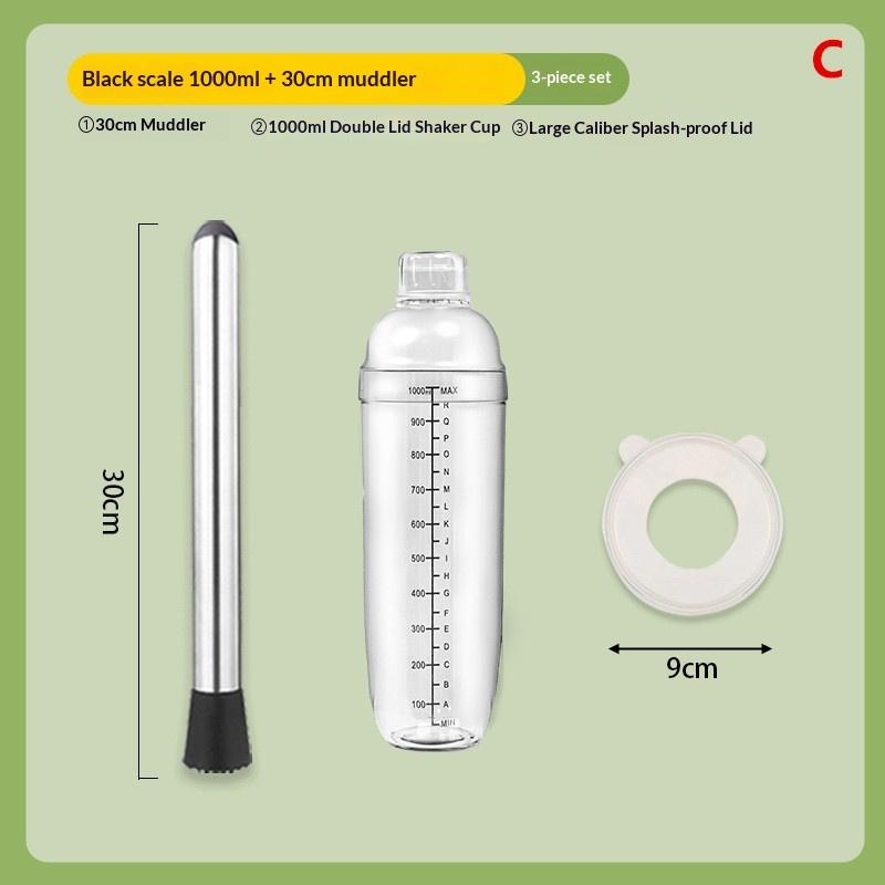 3/5/8Pcs Cocktail Shaker Set Cocktail Shaker And Measuring Jigger Set Drink Mixed Hand Shaker Tools For Bartending And Home Bar