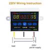 XH-W1411 W88 Thermostat LED Digital Temperature Controller 12V/220V 10A Switch Thermometer Smart Temperature Regulator W1411