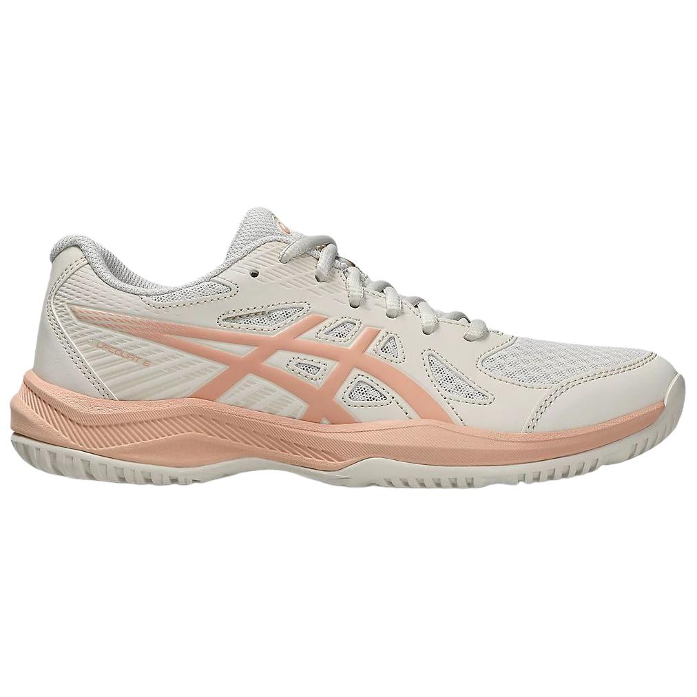 Asics Scarpe da allenamento indoor Upcourt 6 Comode Resistenti Ammortizzazione Traspiranti Scarpa da ginnastica da donna Beige 1072A107-250