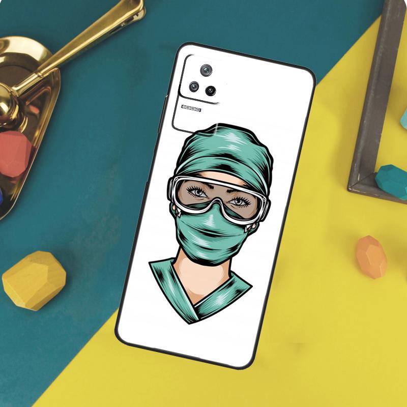 

Мультяшный чехол с изображением врача, медсестры и лекарств для Xiaomi 15 14 13 Ultra 11T 12T 13T 14T Pro POCO X7 Pro X3 X5 X6 F5 F6 M6 Pro Funda Xiaomi 13 Ultra
