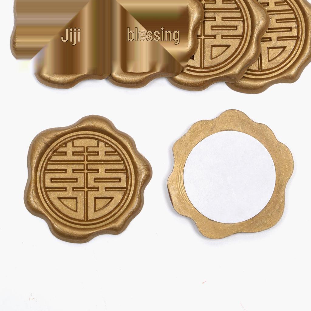 Wax Seal Stamp Kit: Embossed Stamp, Sealing Wax, Stickers for Envelopes, Postcards, Love Letters, and Gifts