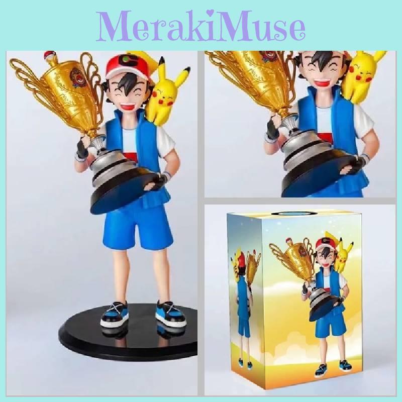 Action Ketchum Ash Figure Model Toy Cartoon Desktop Gift Decoration