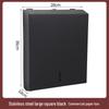 Stainless Steel Wall-Mounted Square Tissue Dispenser