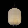 1Pc Japanese Folding Lantern with Light Design for Home Restaurant Decor for DIY Painting Hanging Origami Lantern (no )