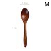 1PC High-Quality Kitchen Home Tableware Natural Wood Soup Spoon Practical Teaspoons Creative Solid