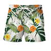 New Plant Series 3D Printed Men's Fashion Casual Shorts Hawaiian Beach Pants Breathable Comfortable Outdoor Sports Shorts
