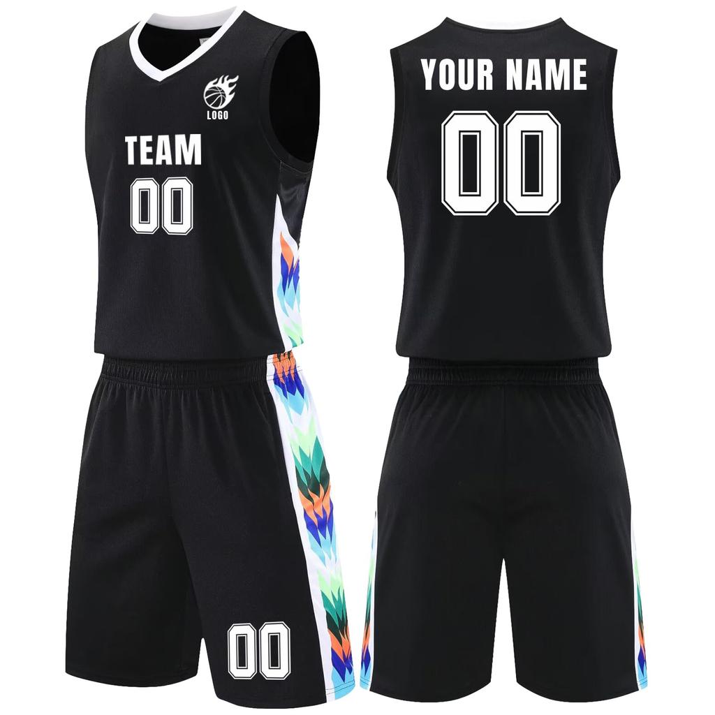 Vlastní basketbalový dresový set Personalizovaný a s číslem Bezrukávové uniformy Prodyšné sportovní oblečení pro muže a mládežnické týmové tréninky