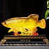 Harz Goldener Drachenfisch Dekoration, Wohnzimmer, TV Weinschrank, Eröffnung, Einweihung, Neues Zuhause, Geschenk Handwerk Heimdekoration