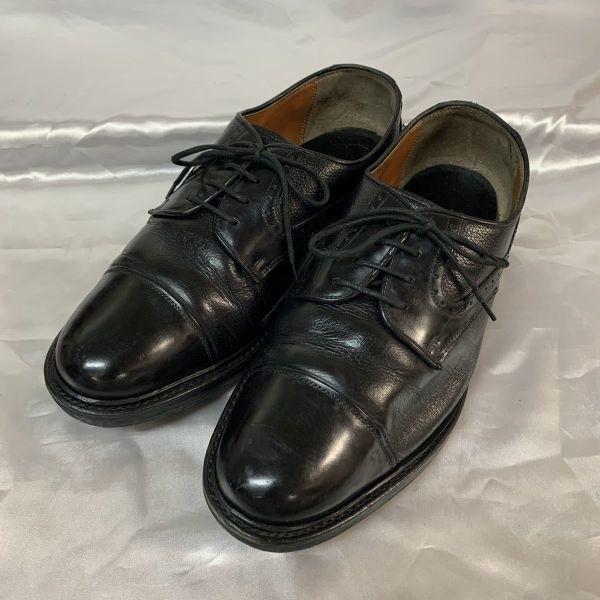 Regal Straight Tip Leather Dress Shoes Black 25.5 EE(USED)