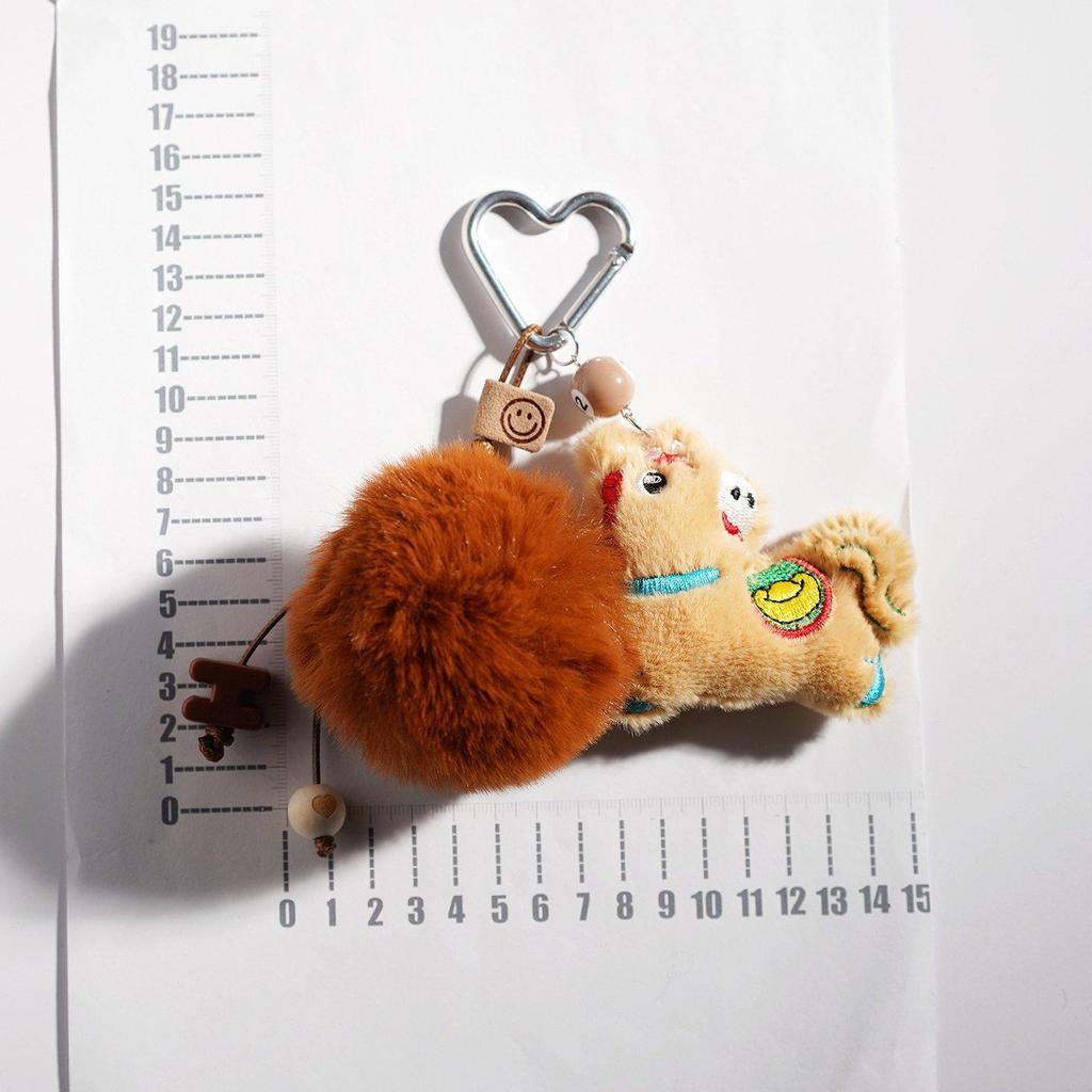 Cute Cartoon Plush Horse Keychain - New Year Gift & Car Decoration
