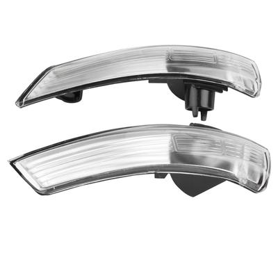 Pair of Wing Mirror Indicator Turn Signal Light Lens Cover for Ford Focus 2008 2018