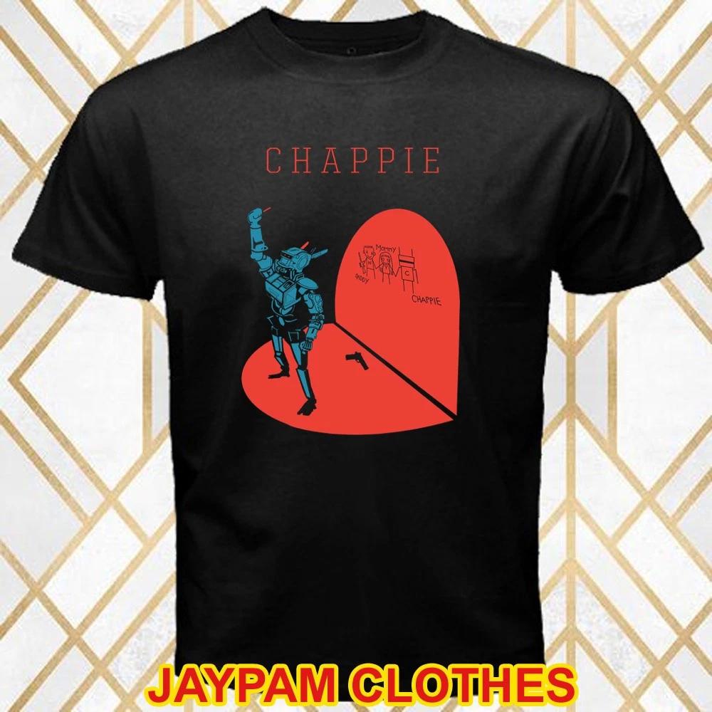 Chappie Poster Men's Black Size S - 5XL