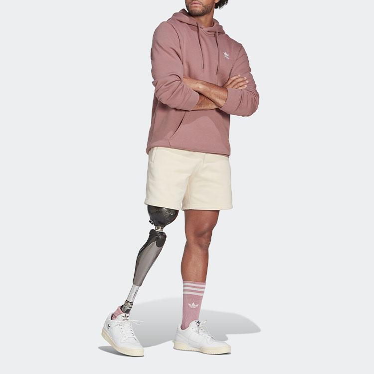 Adidas Adicolor Essentials Trefoil Hoodie Purple Men Streetwear HK0100