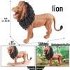 Cross-Border Animal Toy Set: Sheep, Cow, Horse, Donkey, Goat, Poultry Plastic Models
