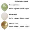 Beige Green Balloon Garland Arch Kit Baby Shower Boy Girl Birthday Party Decoration Wedding Engagement Green Balloon Set Baptism Christening