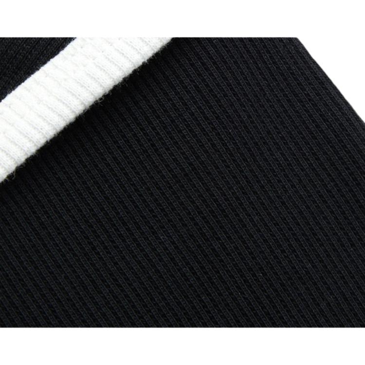 Li-Ning Sports Trend Series Color Block Round Neck Comfortable Breathable Fitted Short Sleeve T-Shirt Women T-Shirts Black AHSU756-2