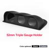 3-Hole Gauge Mount Holder Dash Gauge Pod 52mm/2''Instrument Dash Parts Universal