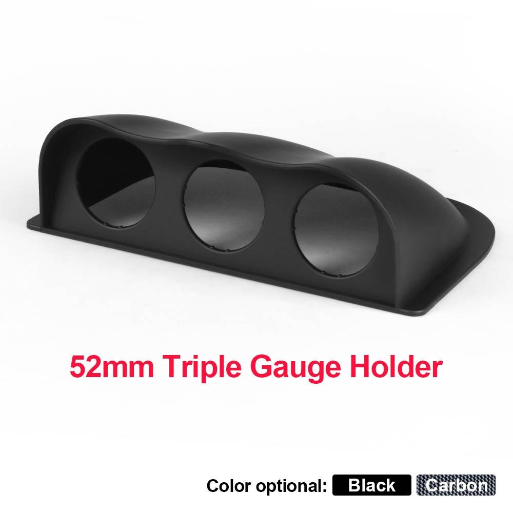 3-Hole Gauge Mount Holder Dash Gauge Pod 52mm/2''Instrument Dash Parts Universal