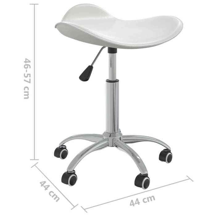 VidaXL Chaise de Bureau Pivotante Siège de Bureau Chaise d'Ordinateur Chaise Ergonomique Salon Intérieur Hauteur Réglable 3088555