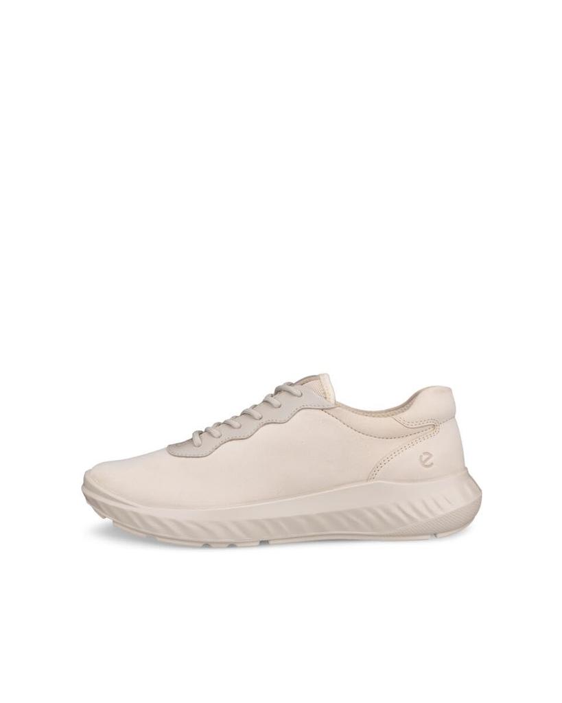 Genuine Leather Versatile Athleisure Sneakers 20570359113 Cm 3E [Echo] ATH-OneFTR Women's Limestone/Limestone 24.0