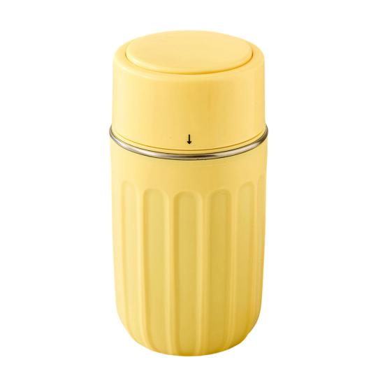 DYS 2-in-1 Ice Cube Bottle, Press To Release, Stainless Steel Bottle Design, Portable Leakproof Maker for Home And Camping