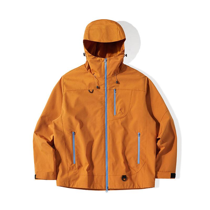 Men's Autumn Winter Men's Outdoor Mountain Style Hooded Workwear Jacket Men's Assault Suit Men's and Women's Waterproof Outdoor Mountaineering Suit