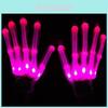 Premium Quality Electro Led Finger Flashing Gloves For Vibrant Dance Parties And Raves