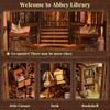 MiniCity DIY Book Nook Kit 3D Miniature House with LED Decor Woodcraft Bookend for Teens and Adults