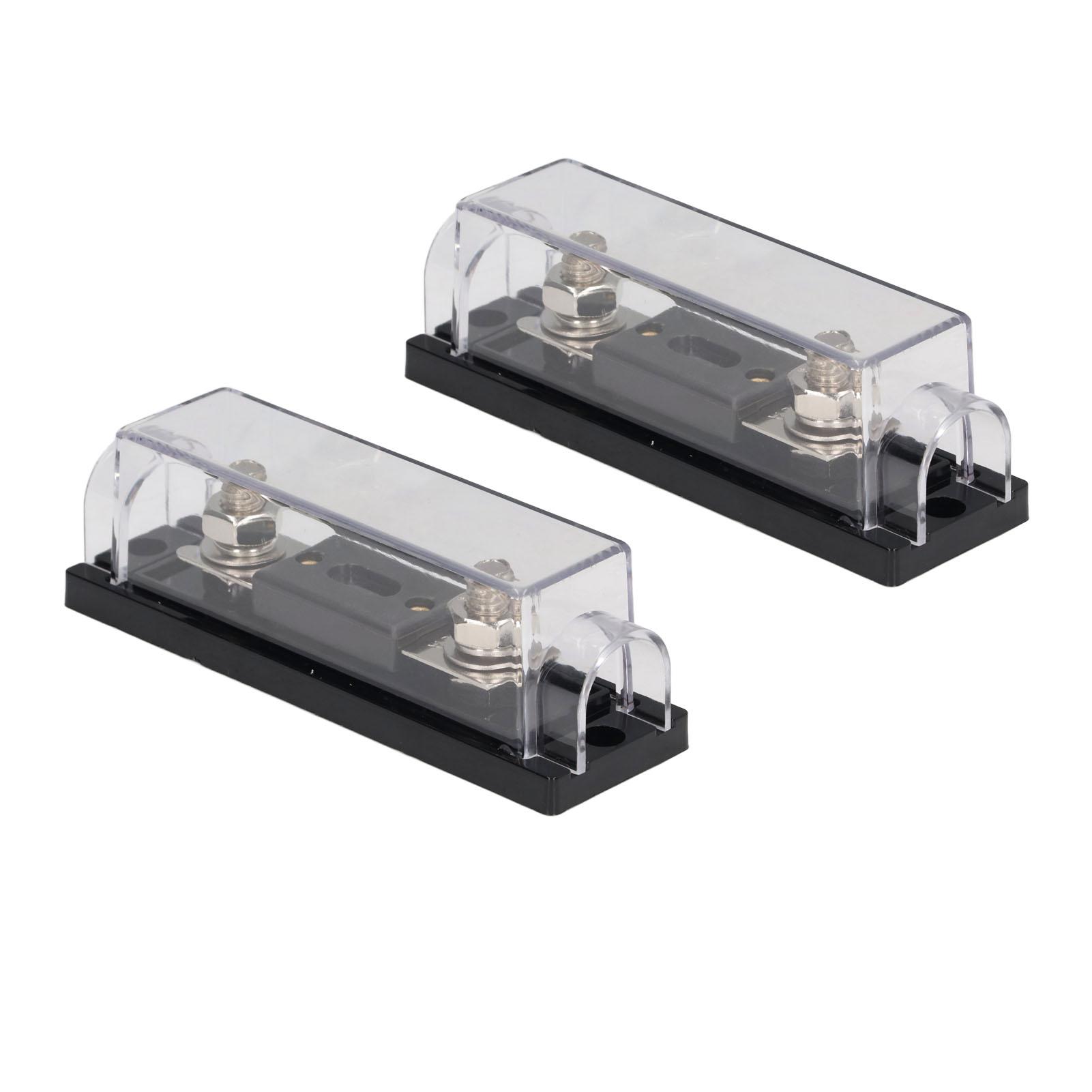 

Комплект держателей предохранителей 2 шт. 300А 4 шт. медные кольцевые клеммы 4 шт. термоусадочная трубка водонепроницаемый для автомобиля