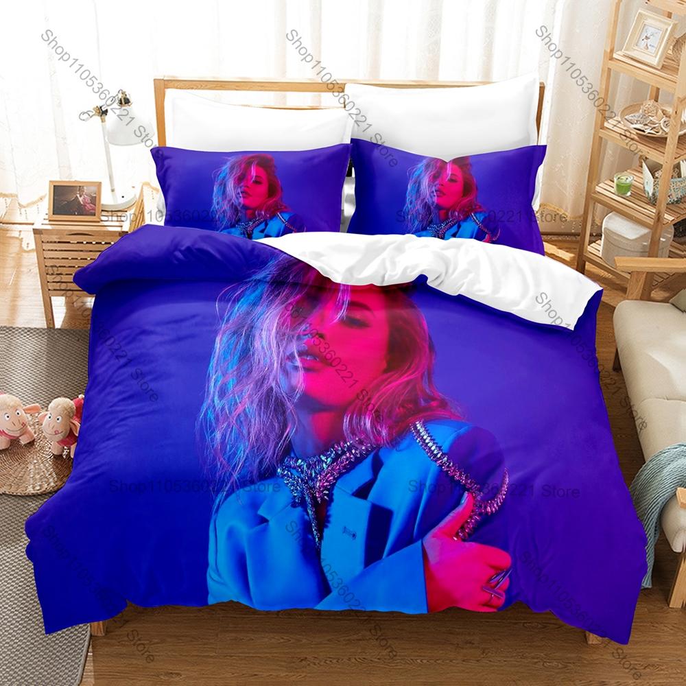 FLETCHER In Search Of The Antidote Dreamy Glow Portrait HD Print Bedding Set Duvet Cover + 2 Pillowcases Pop Teen Room Decor