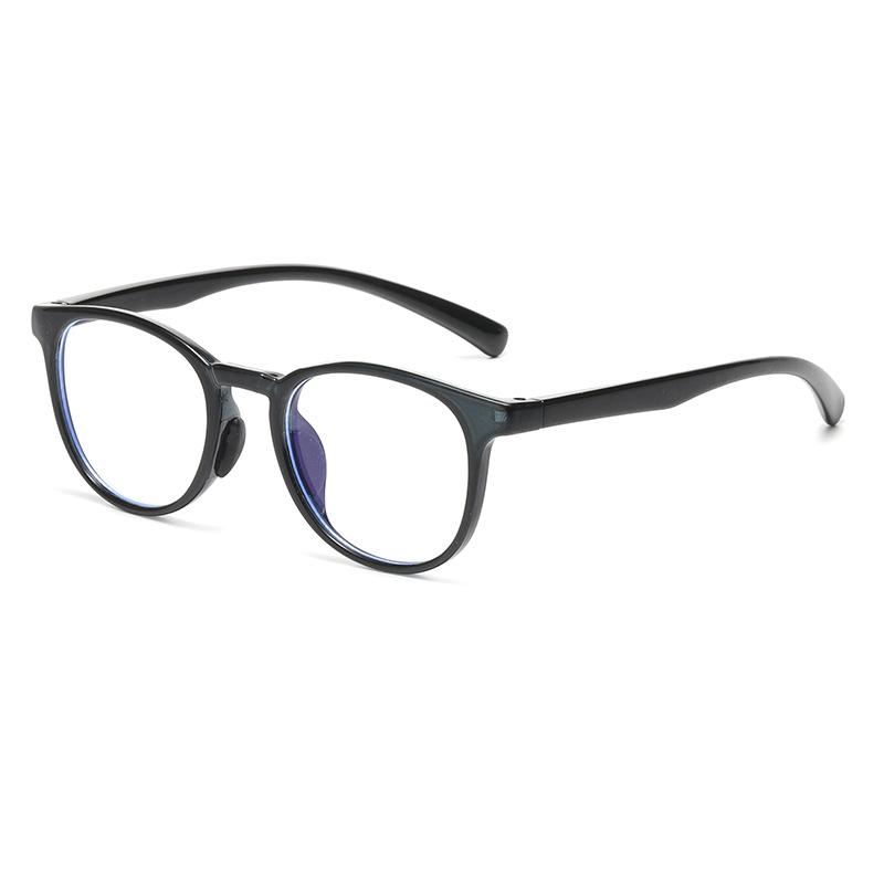 7339 Occhiali Piani Moda Anti-Luce Blu per Bambini e Bambine, Nuovi Occhiali con Montatura Carina a Forma di Bambino, Occhiali per Bambini